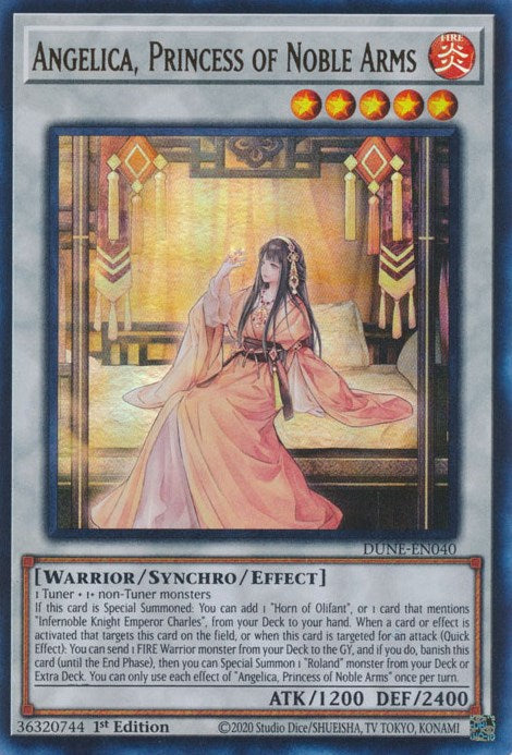 Angelica, Princess of Noble Arms [DUNE-EN040] Ultra Rare | Clutch Gaming