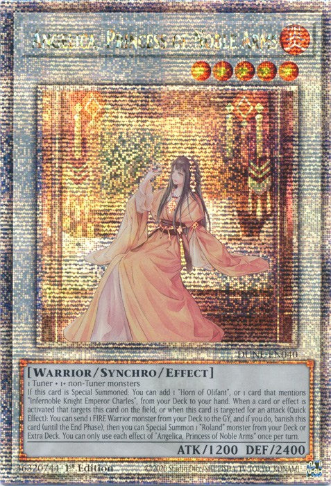 Angelica, Princess of Noble Arms [DUNE-EN040] Quarter Century Secret Rare | Clutch Gaming