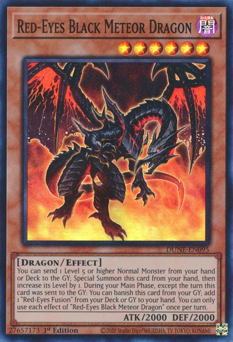 Red-Eyes Black Meteor Dragon [DUNE-EN095] Super Rare | Clutch Gaming