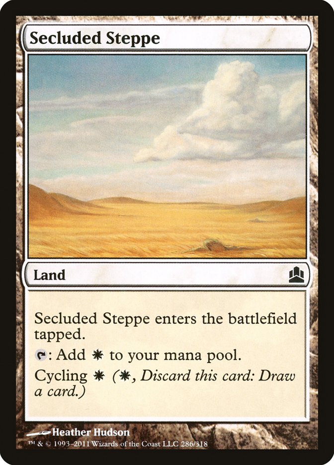 Secluded Steppe [Commander 2011] | Clutch Gaming