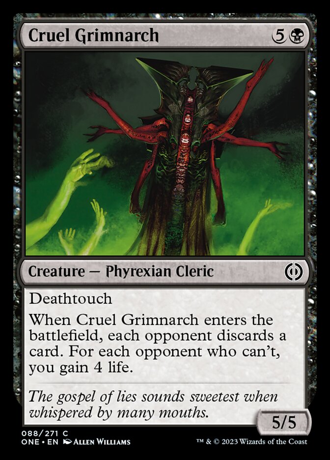 Cruel Grimnarch [Phyrexia: All Will Be One] | Clutch Gaming