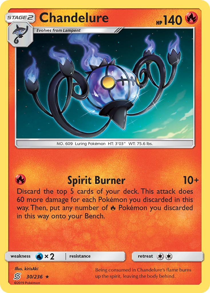 Chandelure (30/236) [Sun & Moon: Unified Minds] | Clutch Gaming