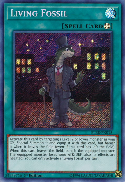 Living Fossil [BLRR-EN015] Secret Rare | Clutch Gaming