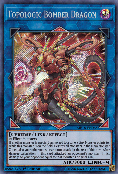 Topologic Bomber Dragon [MP18-EN065] Secret Rare | Clutch Gaming