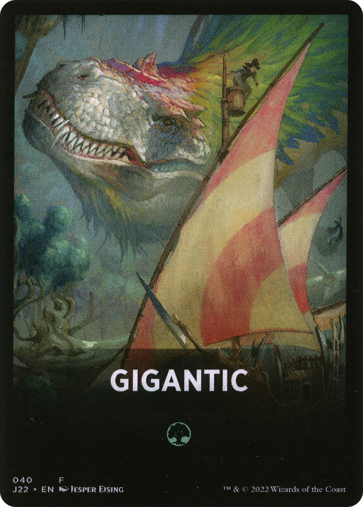 Gigantic Theme Card [Jumpstart 2022 Front Cards] | Clutch Gaming