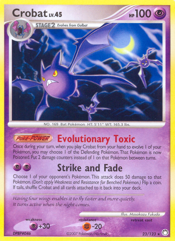 Crobat (23/123) [Diamond & Pearl: Mysterious Treasures] | Clutch Gaming