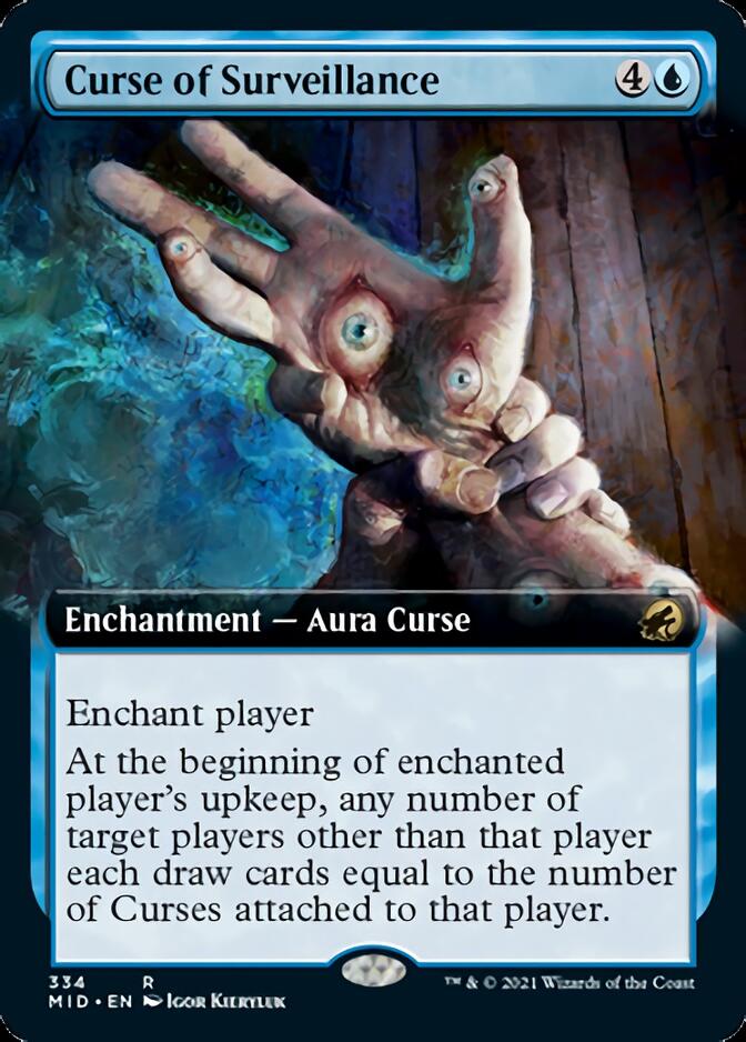 Curse of Surveillance (Extended Art) [Innistrad: Midnight Hunt] | Clutch Gaming