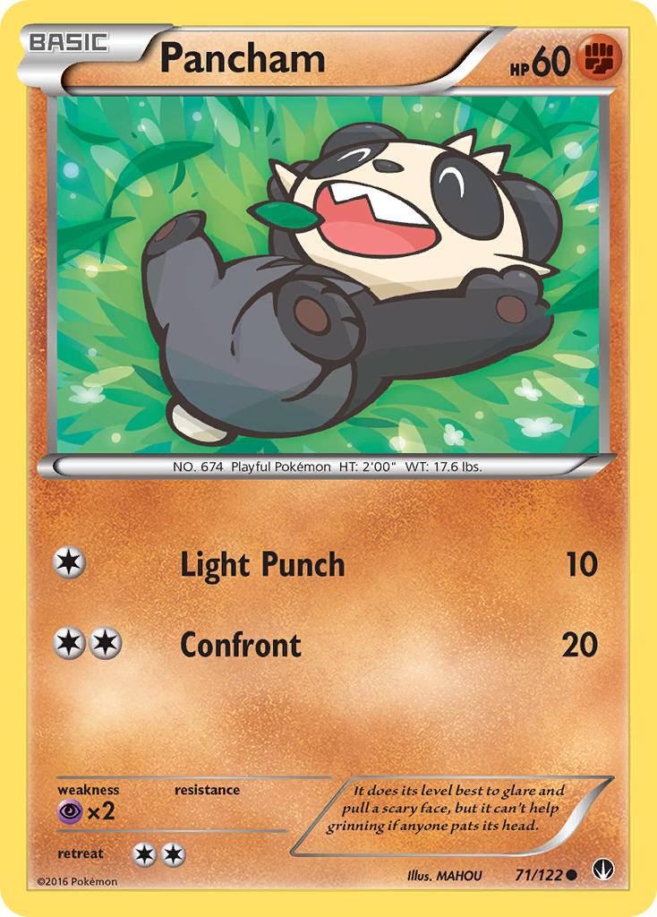 Pancham (71/122) [XY: BREAKpoint] | Clutch Gaming