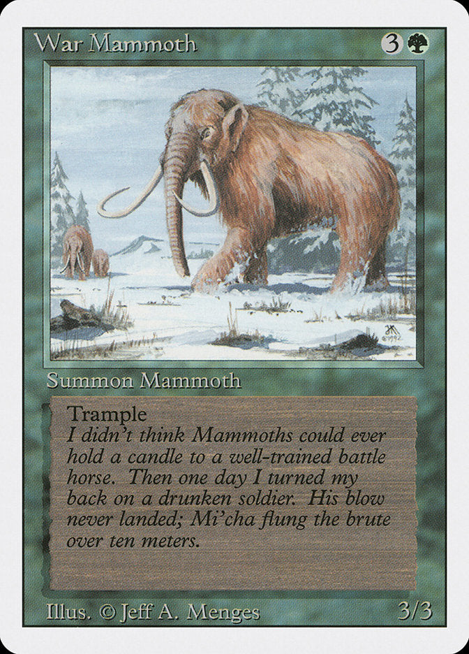 War Mammoth [Revised Edition] | Clutch Gaming