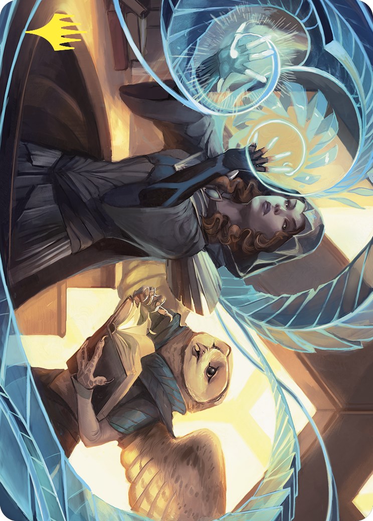 Personal Tutor Art Card (Gold-Stamped) [Commander Masters Art Series] | Clutch Gaming