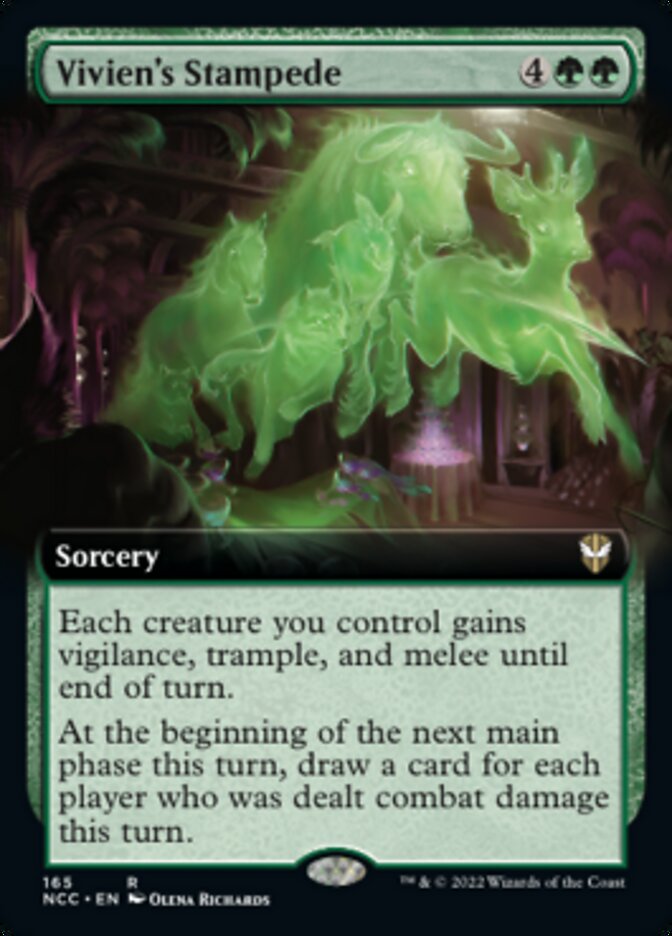 Vivien's Stampede (Extended Art) [Streets of New Capenna Commander] | Clutch Gaming