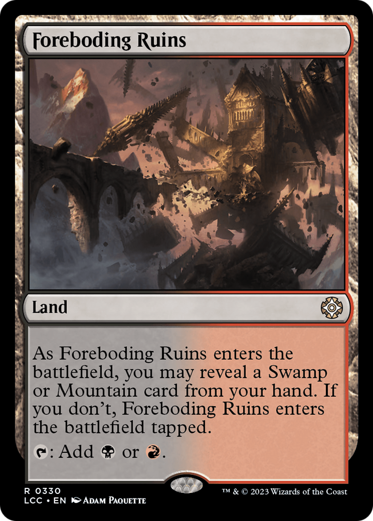 Foreboding Ruins [The Lost Caverns of Ixalan Commander] | Clutch Gaming