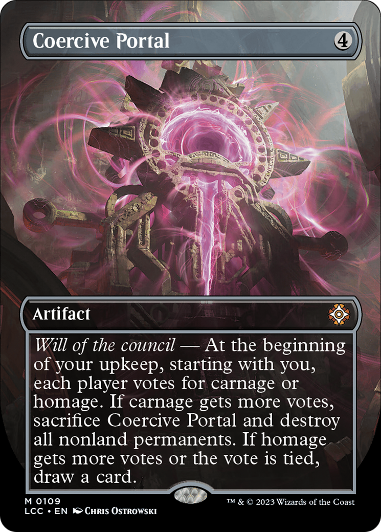 Coercive Portal (Borderless) [The Lost Caverns of Ixalan Commander] | Clutch Gaming