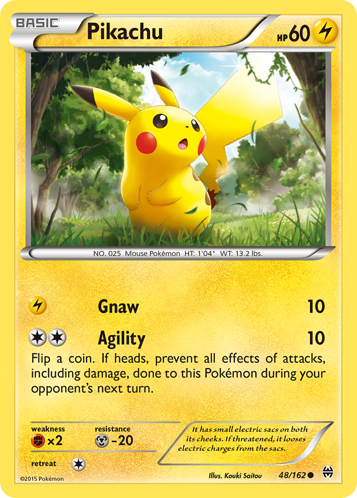 Pikachu (48/162) [XY: BREAKthrough] | Clutch Gaming