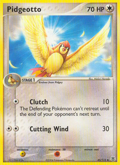 Pidgeotto (45/112) [EX: FireRed & LeafGreen] | Clutch Gaming