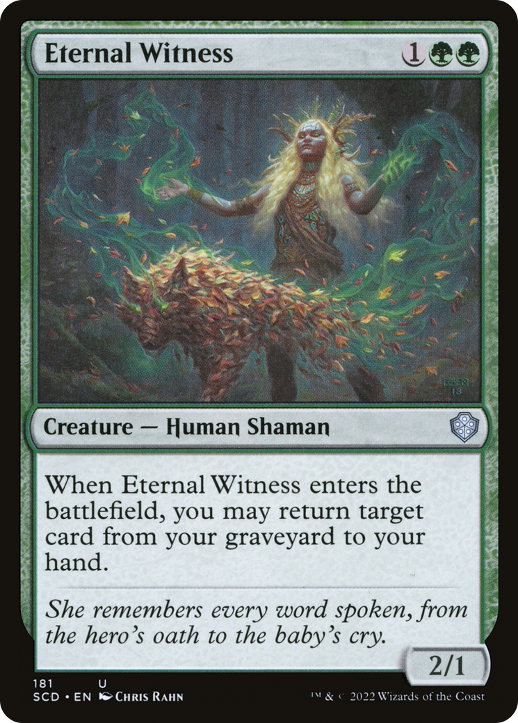 Eternal Witness [Starter Commander Decks] | Clutch Gaming