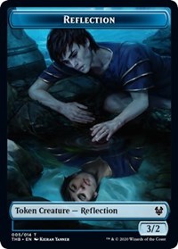 Reflection // Satyr Double-Sided Token [Theros Beyond Death Tokens] | Clutch Gaming