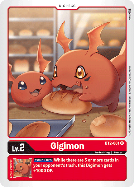 Gigimon [BT2-001] [Release Special Booster Ver.1.5] | Clutch Gaming