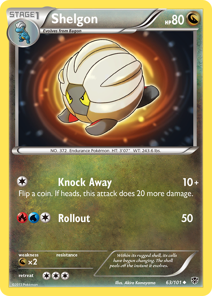 Shelgon (63/101) [Black & White: Plasma Blast] | Clutch Gaming