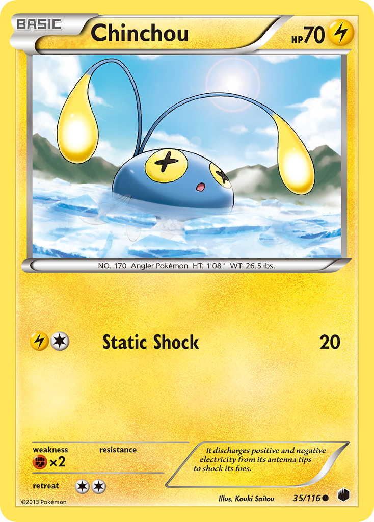 Chinchou (35/116) [Black & White: Plasma Freeze] | Clutch Gaming