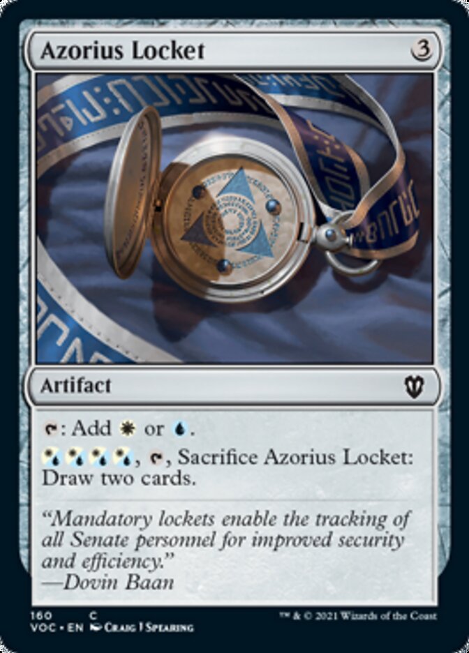 Azorius Locket [Innistrad: Crimson Vow Commander] | Clutch Gaming