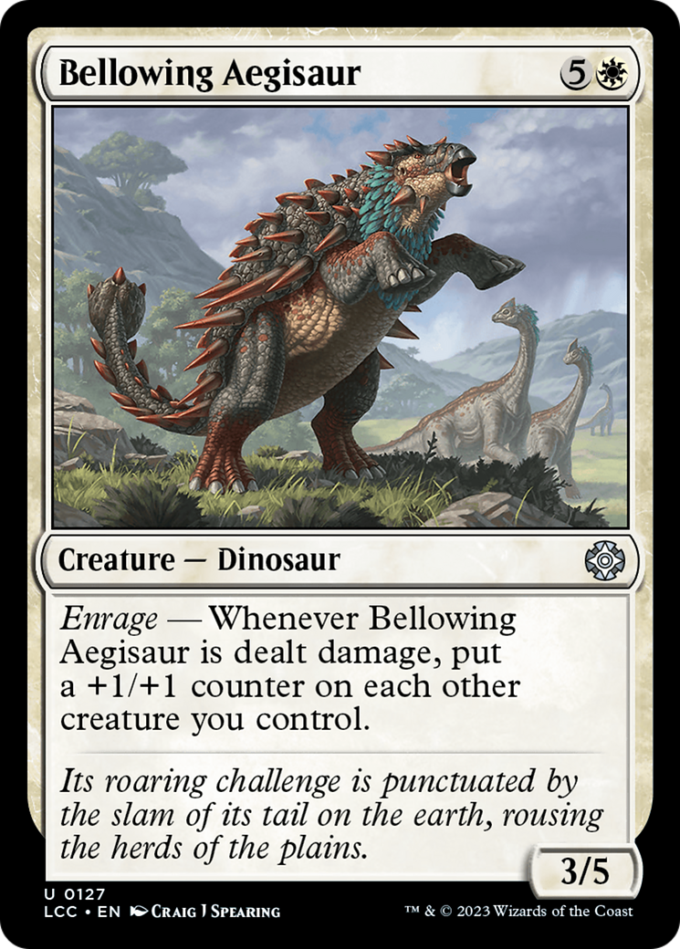 Bellowing Aegisaur [The Lost Caverns of Ixalan Commander] | Clutch Gaming