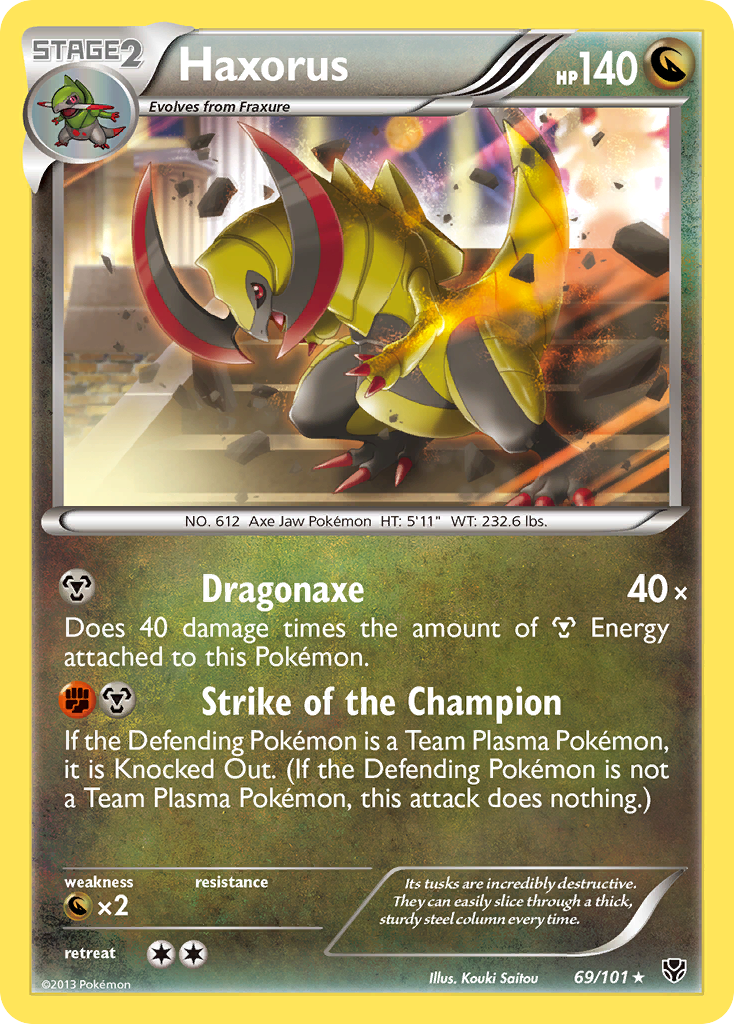 Haxorus (69/101) [Black & White: Plasma Blast] | Clutch Gaming