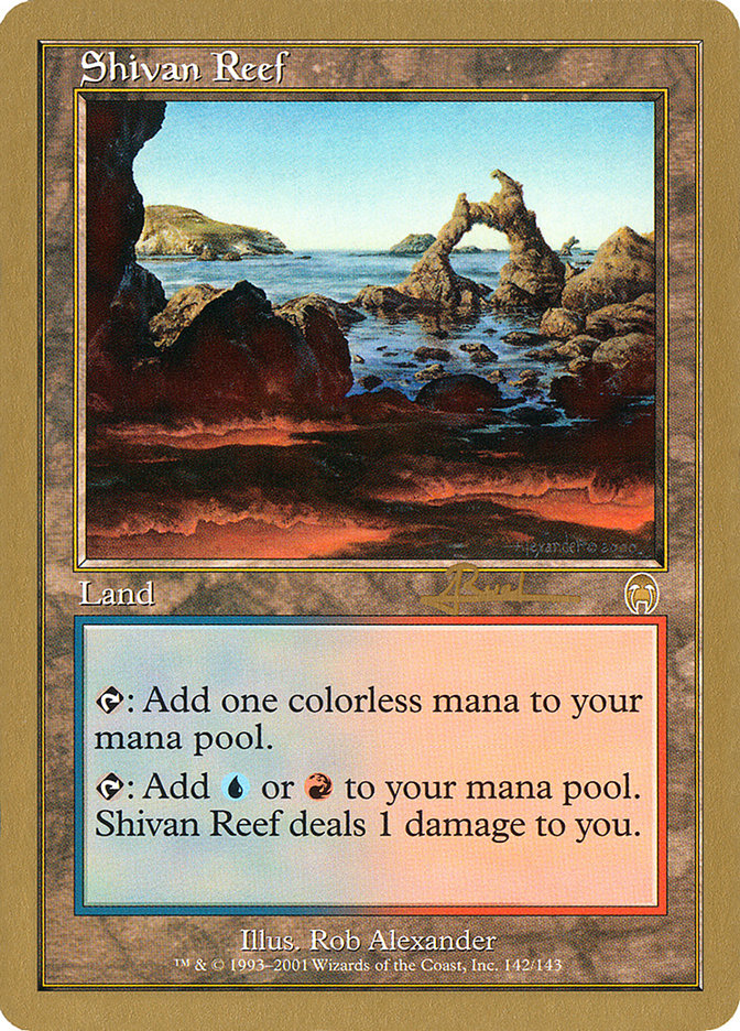 Shivan Reef (Antoine Ruel) [World Championship Decks 2001] | Clutch Gaming