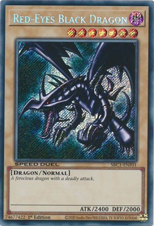 Red-Eyes Black Dragon [SBC1-ENF01] Secret Rare | Clutch Gaming