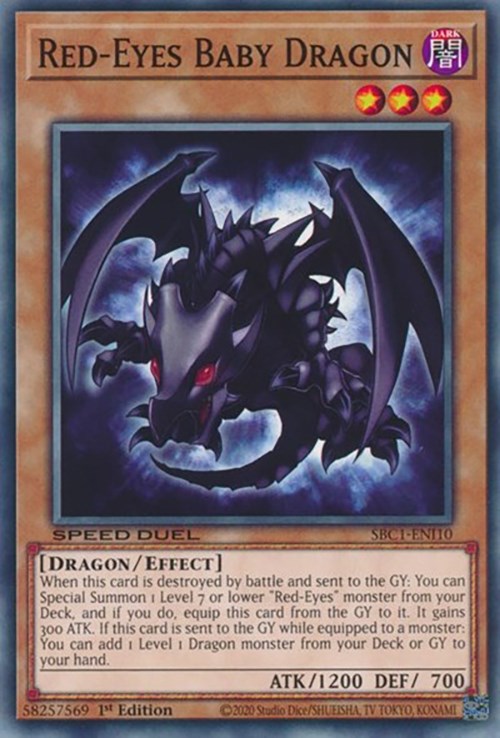 Red-Eyes Baby Dragon [SBC1-ENI10] Common | Clutch Gaming