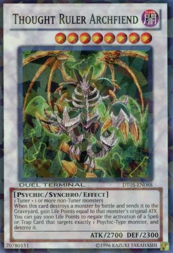 Thought Ruler Archfiend [DT05-EN088] Super Rare | Clutch Gaming