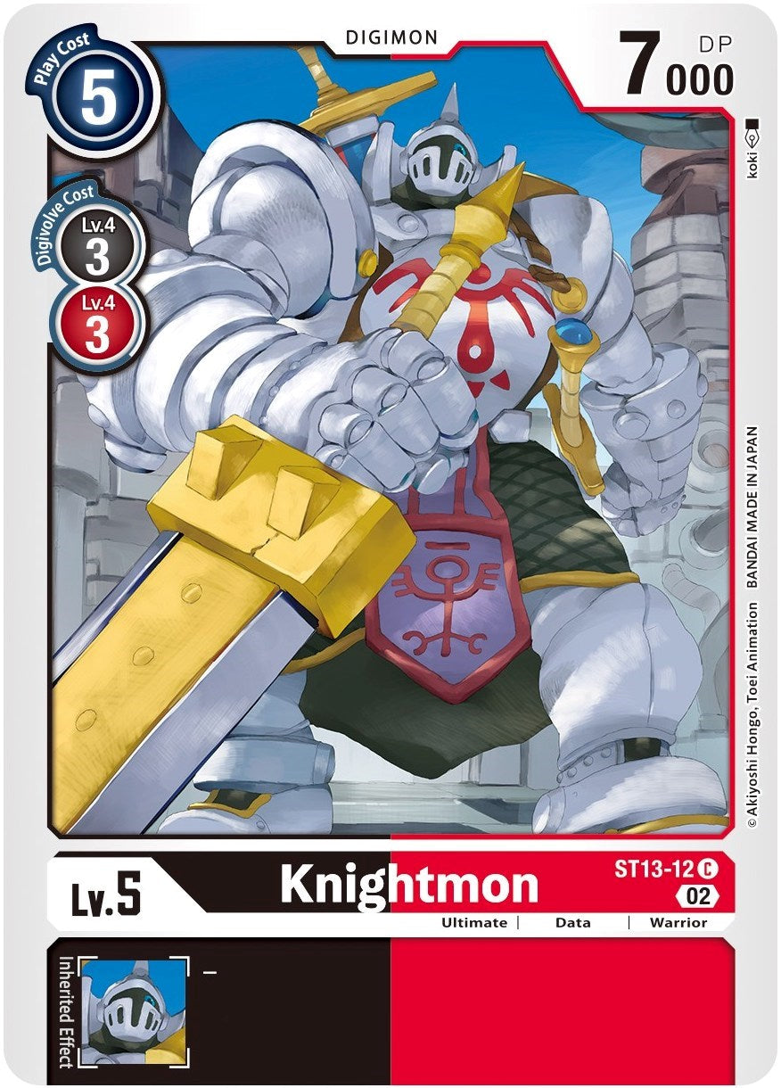 Knightmon [ST13-12] [Starter Deck: Ragnaloardmon] | Clutch Gaming