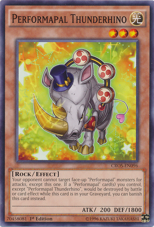 Performapal Thunderhino [CROS-EN096] Common | Clutch Gaming
