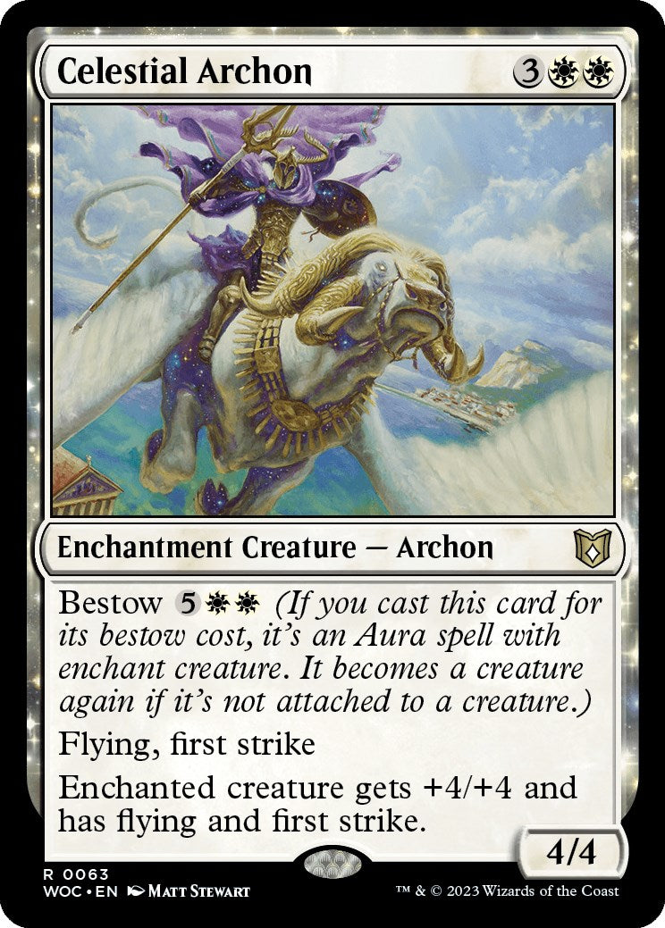 Celestial Archon [Wilds of Eldraine Commander] | Clutch Gaming