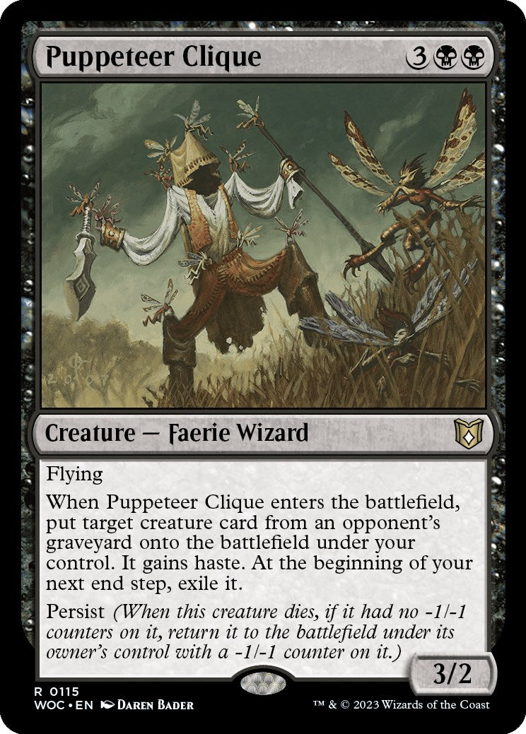 Puppeteer Clique [Wilds of Eldraine Commander] | Clutch Gaming