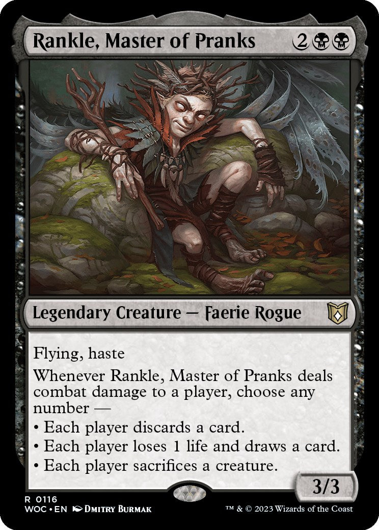 Rankle, Master of Pranks [Wilds of Eldraine Commander] | Clutch Gaming