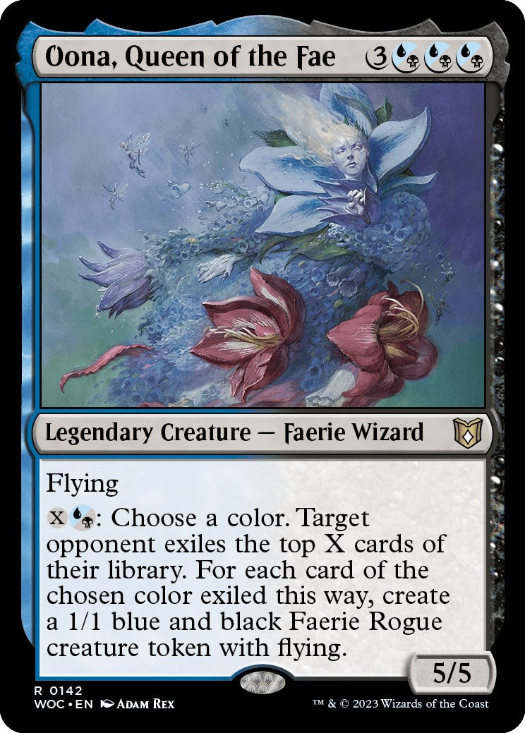 Oona, Queen of the Fae [Wilds of Eldraine Commander] | Clutch Gaming