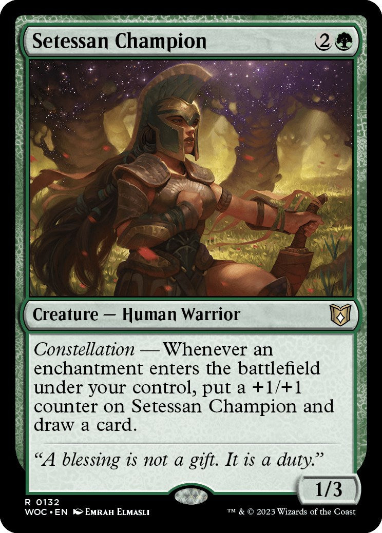 Setessan Champion [Wilds of Eldraine Commander] | Clutch Gaming