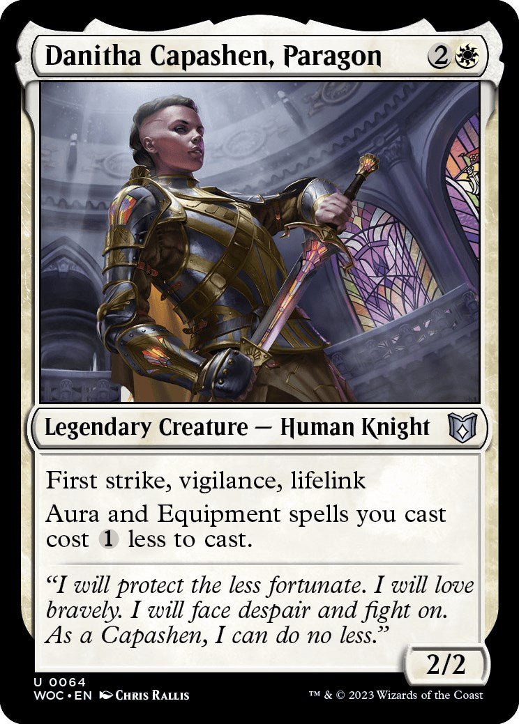 Danitha Capashen, Paragon [Wilds of Eldraine Commander] | Clutch Gaming