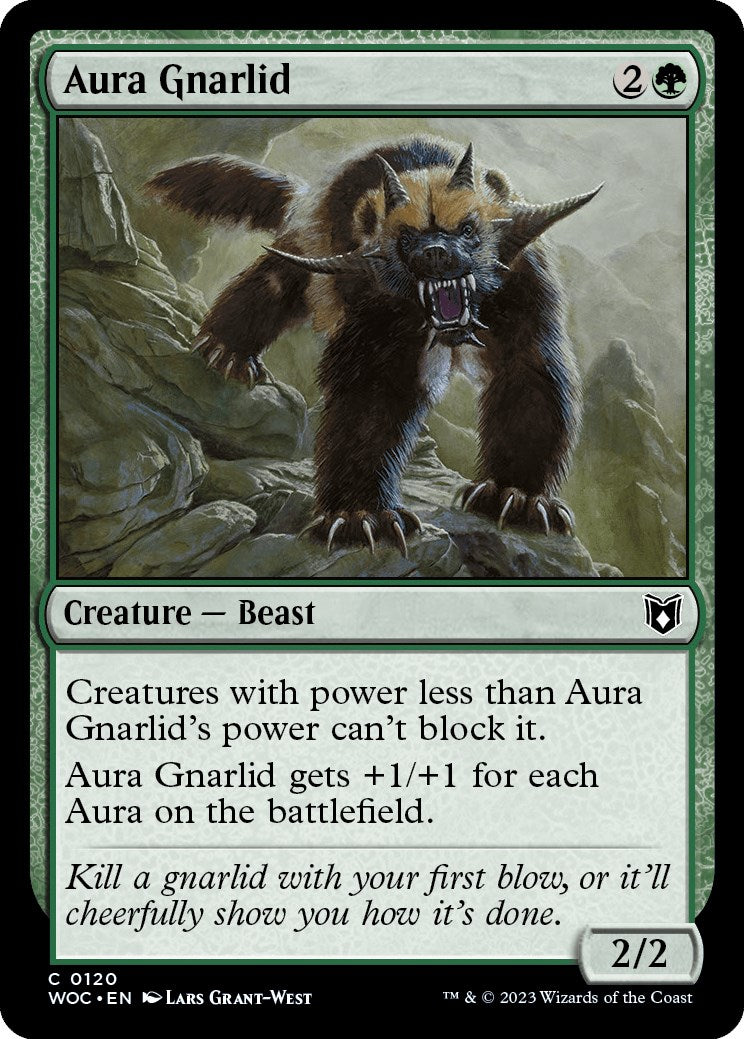 Aura Gnarlid [Wilds of Eldraine Commander] | Clutch Gaming