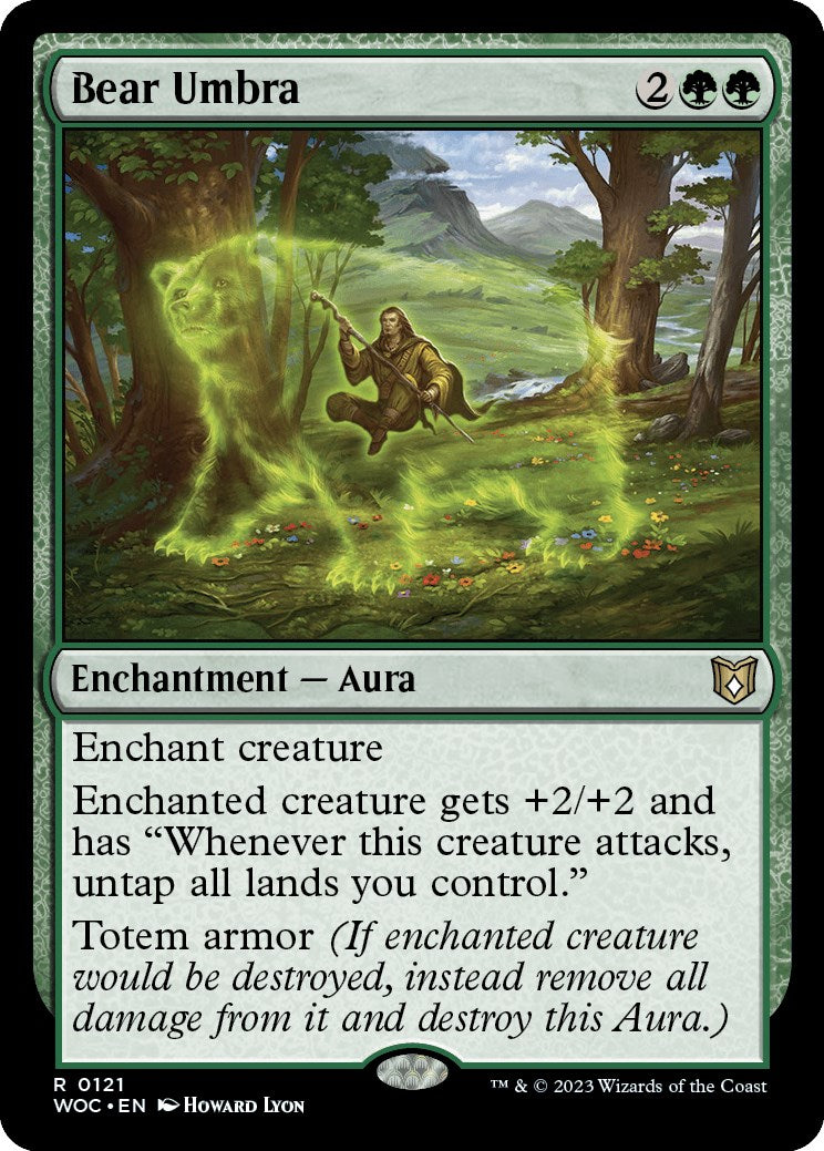 Bear Umbra [Wilds of Eldraine Commander] | Clutch Gaming