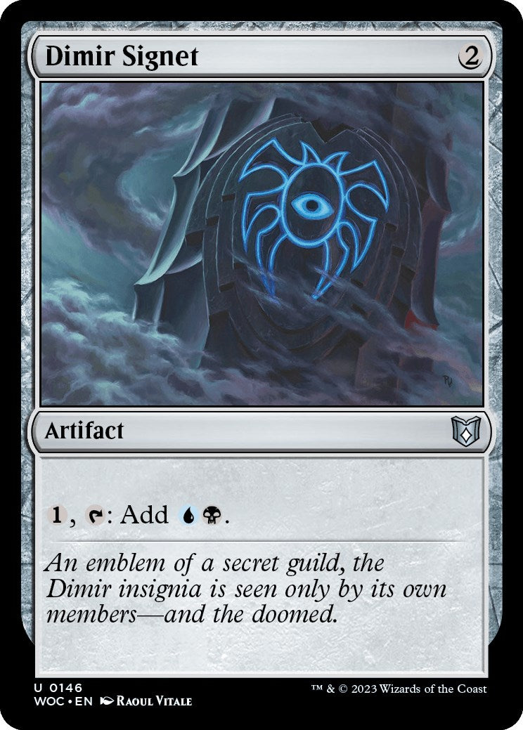 Dimir Signet [Wilds of Eldraine Commander] | Clutch Gaming