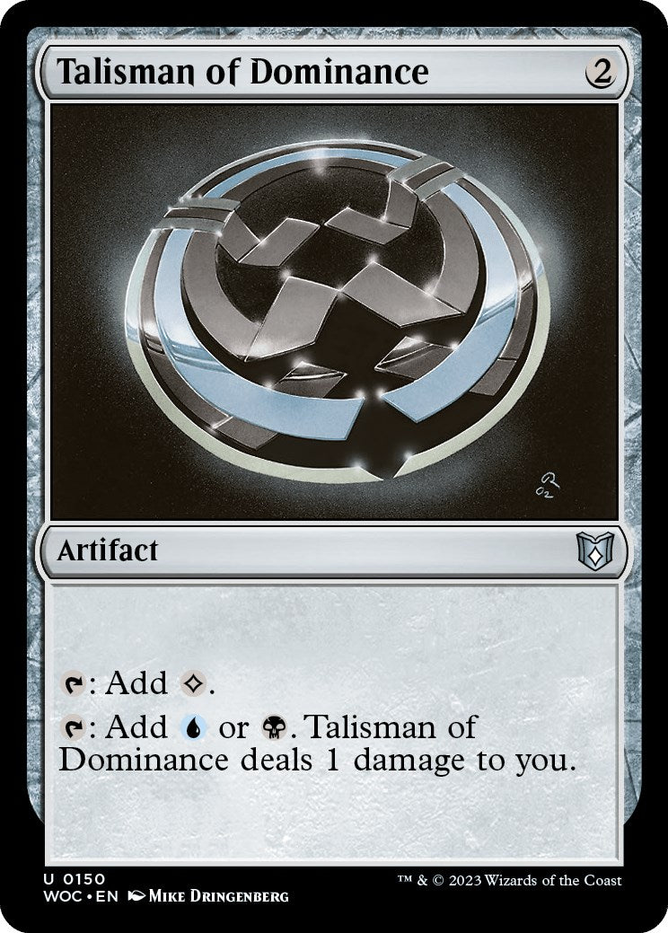 Talisman of Dominance [Wilds of Eldraine Commander] | Clutch Gaming