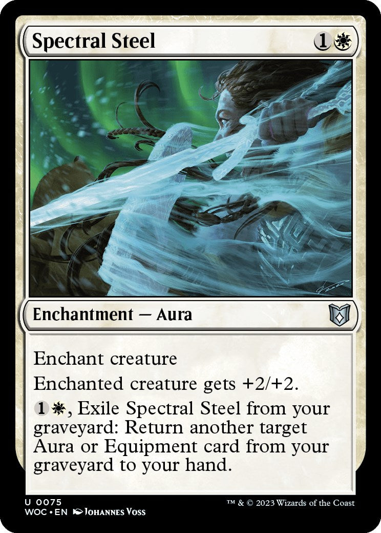 Spectral Steel [Wilds of Eldraine Commander] | Clutch Gaming