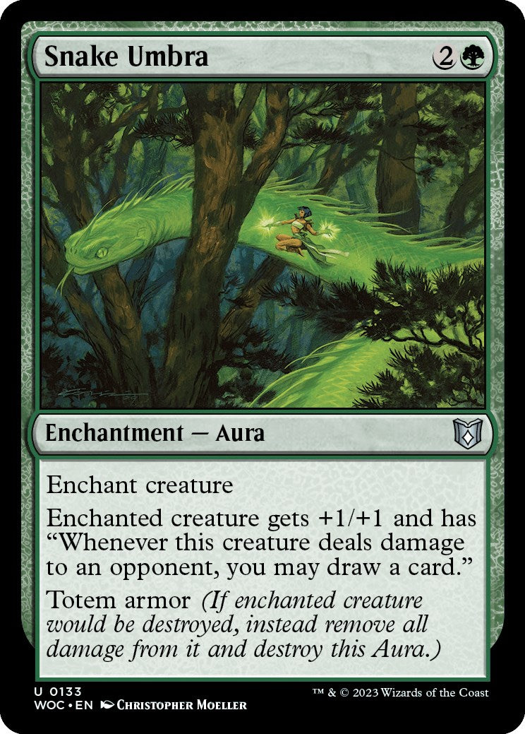 Snake Umbra [Wilds of Eldraine Commander] | Clutch Gaming