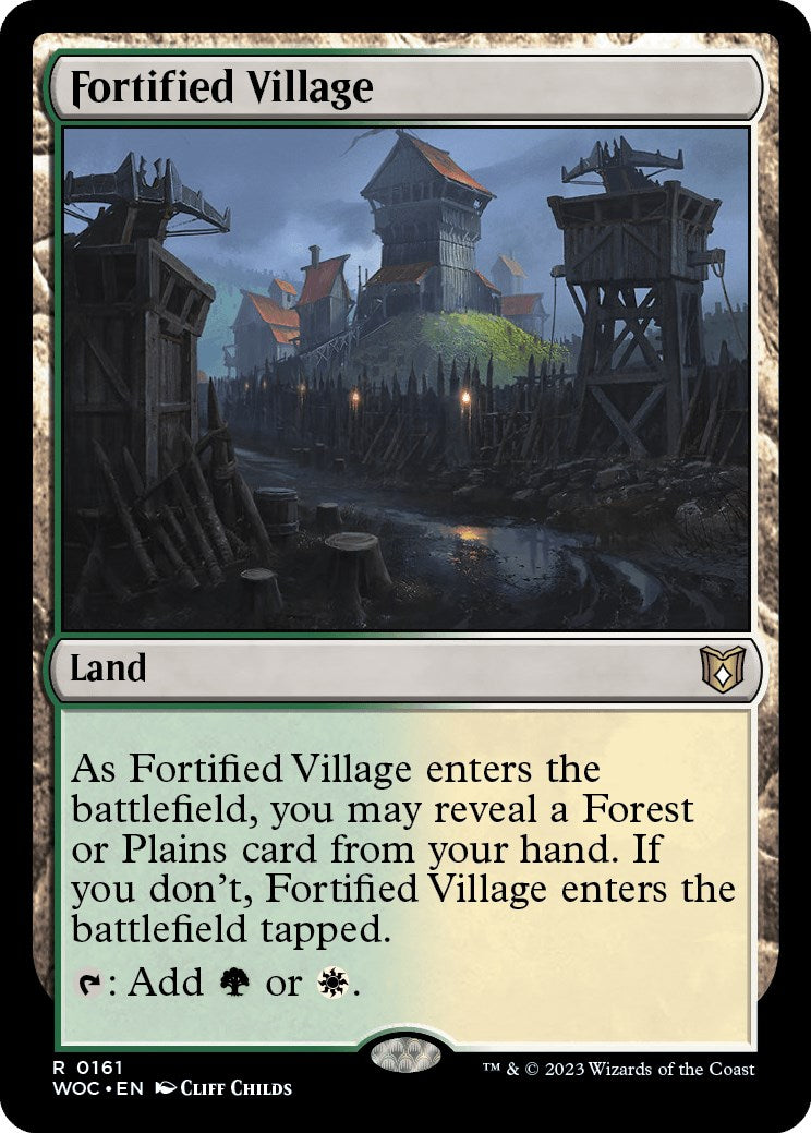 Fortified Village [Wilds of Eldraine Commander] | Clutch Gaming