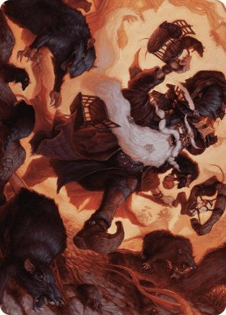 Tattered Ratter Art Card [Wilds of Eldraine Art Series] | Clutch Gaming