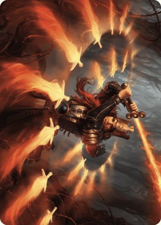 Heartflame Duelist Art Card [Wilds of Eldraine Art Series] | Clutch Gaming