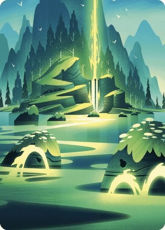Leyline of Abundance Art Card [Wilds of Eldraine Art Series] | Clutch Gaming