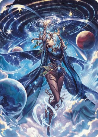 Omniscience Anime Art Card [Wilds of Eldraine Art Series] | Clutch Gaming